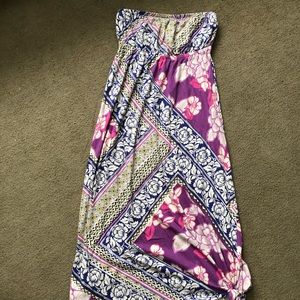 MAXI DRESS🌺FLORAL〰️LARGE